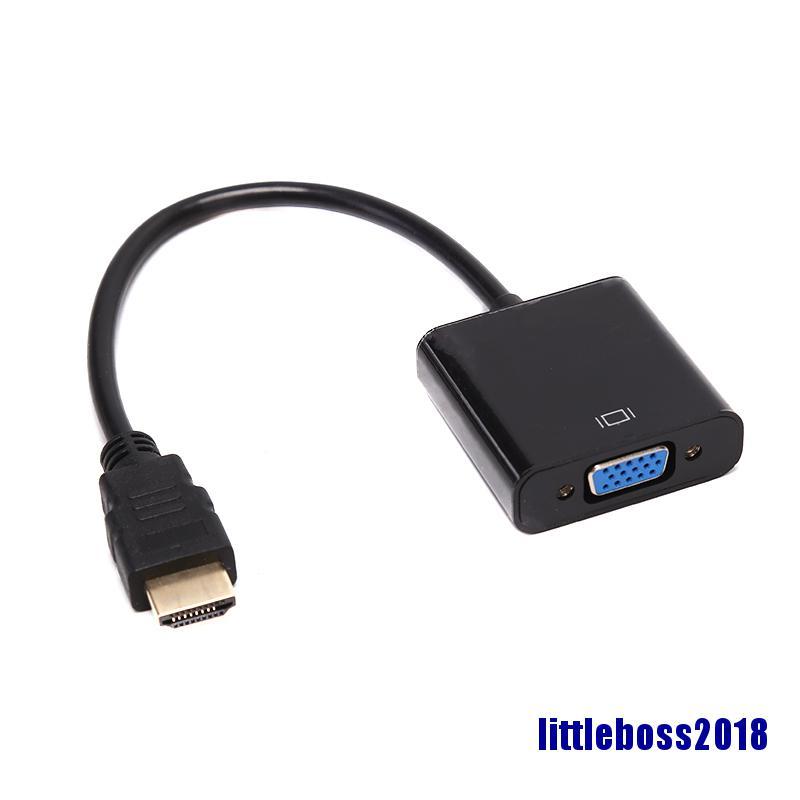 Dây Cáp Chuyển Đổi Video 1080p Hdmi Sang Vga Cho Pc Hdtv 2018