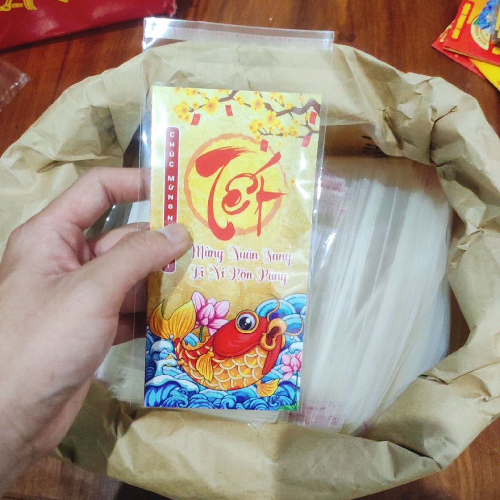 100g Túi Đựng Bao Lì Xì tết 2021 ❤️FREESHIP❤️ (được khoảng 75 Túi)