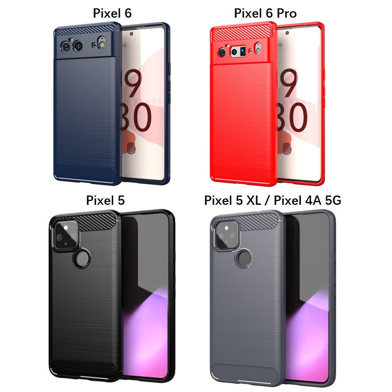 Ốp Điện Thoại Sợi Carbon Mềm Cho Google Pixel 3 XL 3XL 2 XL 2XL 3A XL 3AXL 4 XL 4XL 5 5A 4A 5G
