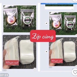 50c Túi zíp CỨNG trong suốt hai mặt và túi mặt đục y hình 100% hàng sẵn