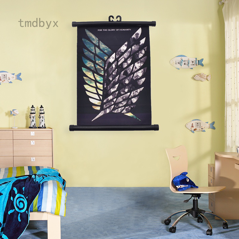 Tmdbyx Tranh treo tường trang trí nội thất in họa tiết hoạt hình phong cách Nhật Bản