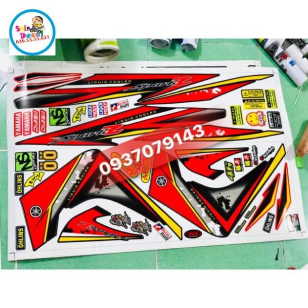 Tem rời ex 2010 đỏ đen sản phẩm y hình 100%