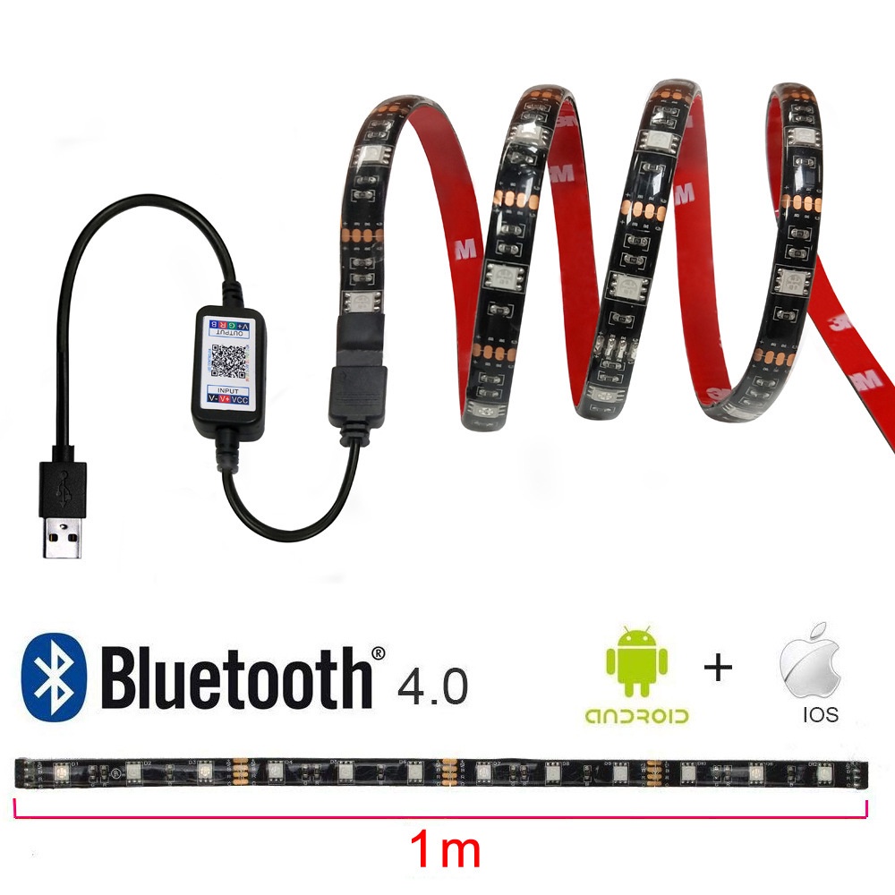 Dây LED RGB Cao Cấp Trang Trí PC - Bàn Gaming - Cầu Thang - Vườn Cây