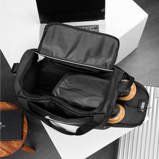 Túi trống du lịch nam nữ lớn tròn có ngăn để giày riêng chống nước tốt balo NiKe Brasilia Duffel DA8304