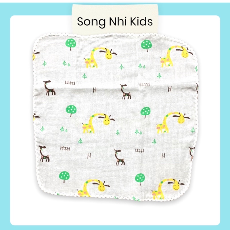 SET 10 KHĂN XÔ SỮA 2 LỚP XUẤT NHẬT CHO BÉ TRAI & BÉ GÁI