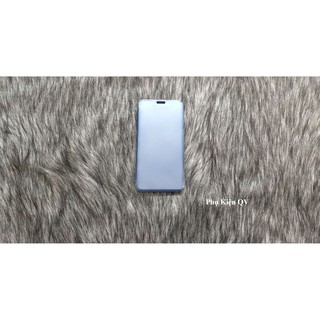Bao Da Clear View Cover Standing Samsung J6 Plus