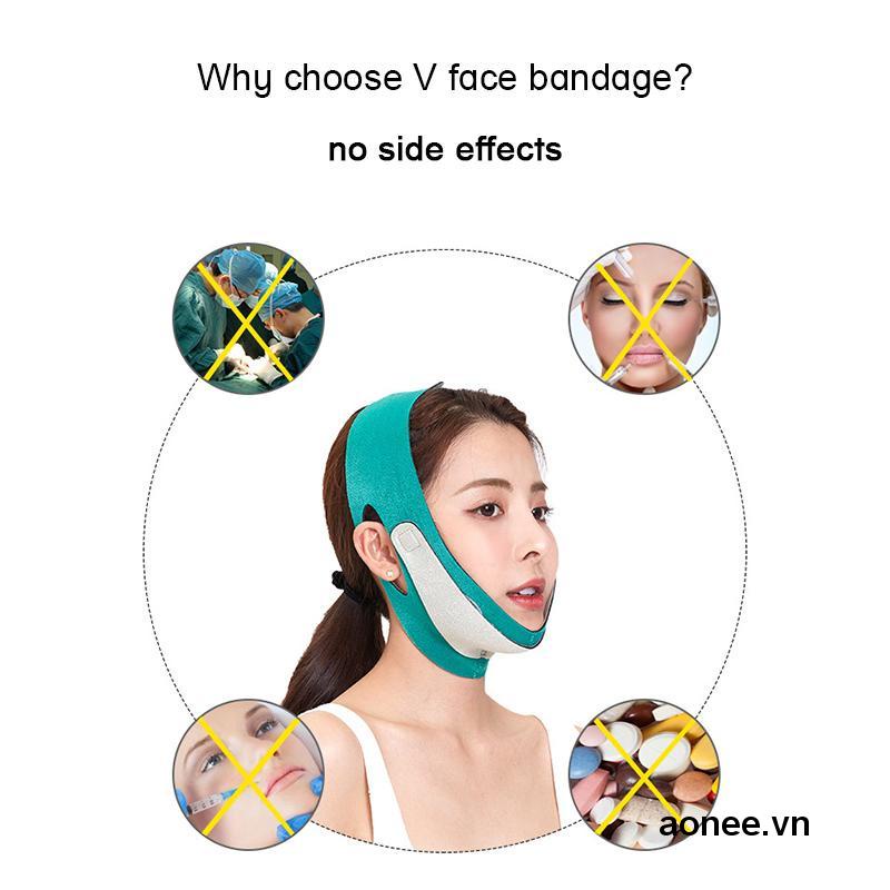✨✨Đai nâng cơ định hình mặt vline thon gọn tại nhà hai màu xanh hồng