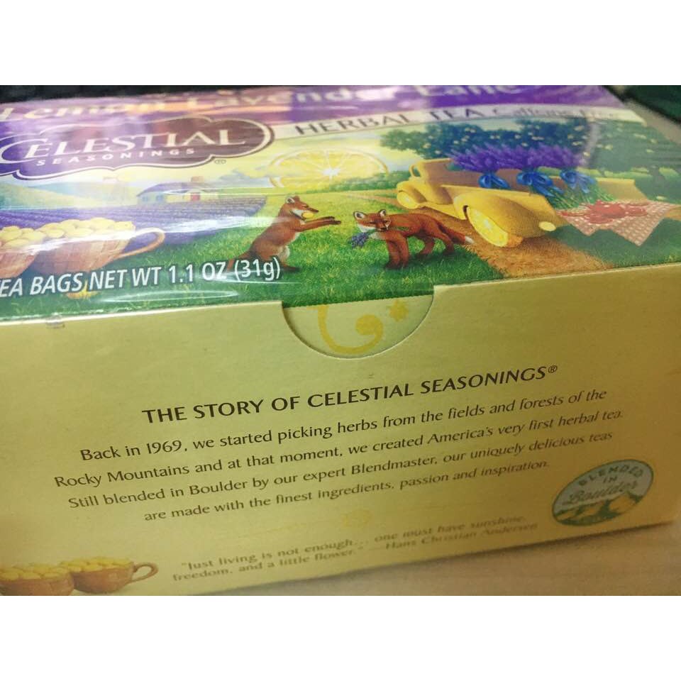 Trà gừng bổ sung lợi khuẩn Celestial Seasonings date 2022 (hàng Mỹ chính hãng)