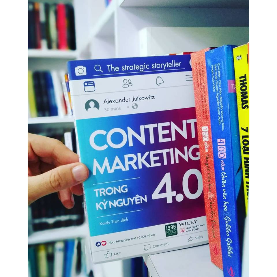 Sách - Content Marketing Trong Kỷ Nguyên 4.0 - Alexander Jutkowitz