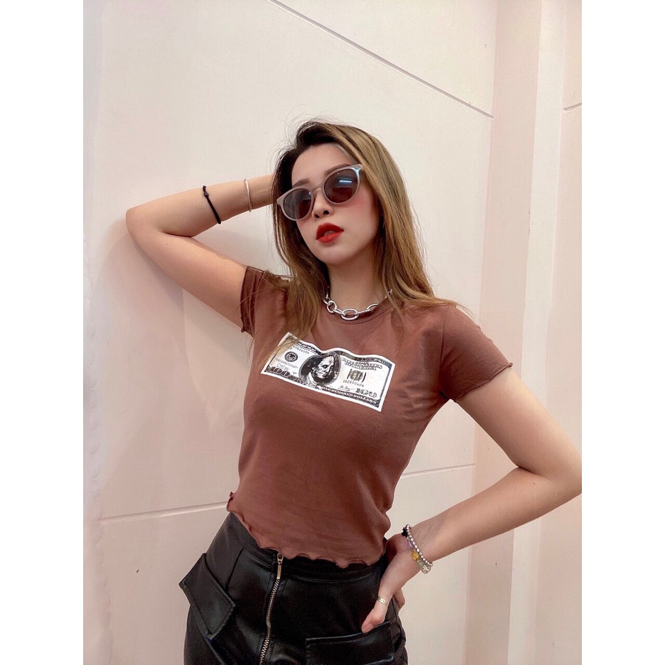 Áo Thun F21 In Hình Money - 3370