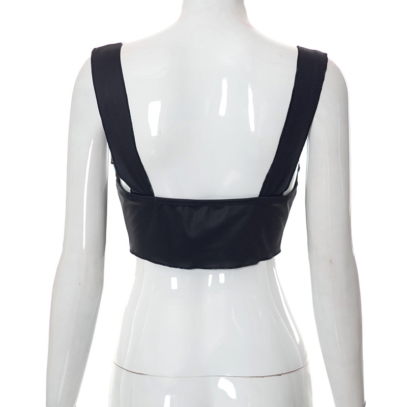 DUNEA Áo Tank Top Hở Lưng Hình Bướm Thời Trang Mùa Hè Cho Nữ