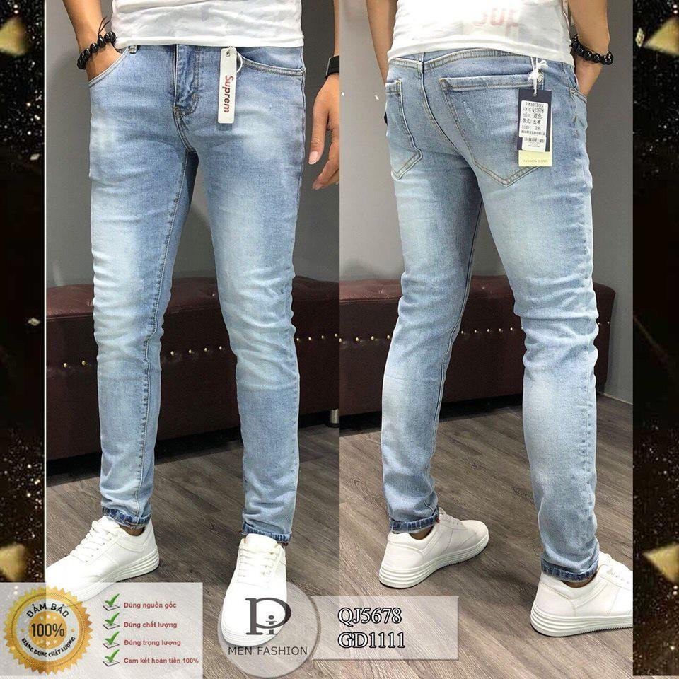 𝐀𝐫𝐮 𝐒𝐡𝐨𝐩 - 𝐁𝐚́𝐧 𝐡𝐚̀𝐧𝐠 𝐜𝐨́ 𝐭𝐚̂𝐦 - QUẦN JEANS NAM CHẤT XỊN (CHẤT CO DÃN), HÀNG CAO CẤP mã 5678