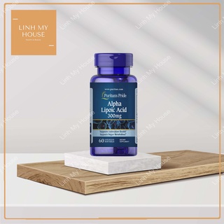 Viên uống chống lão hóa, tàn nhang Puritan’s Pride Alpha Lipoic Acid 300mg 60 Capsules