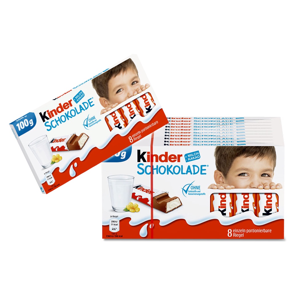 Kẹo Socola Kinder Đức ngon tuyệt, hộp 24 thanh 300g