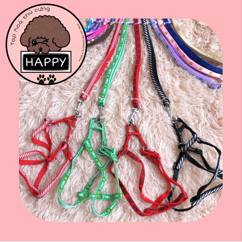 Dây dắt yếm Zichen cho chó mèo - Dây dắt chó mèo [Ảnh thật] [Có sẵn] - Tạp Hóa Thú Cưng Happy