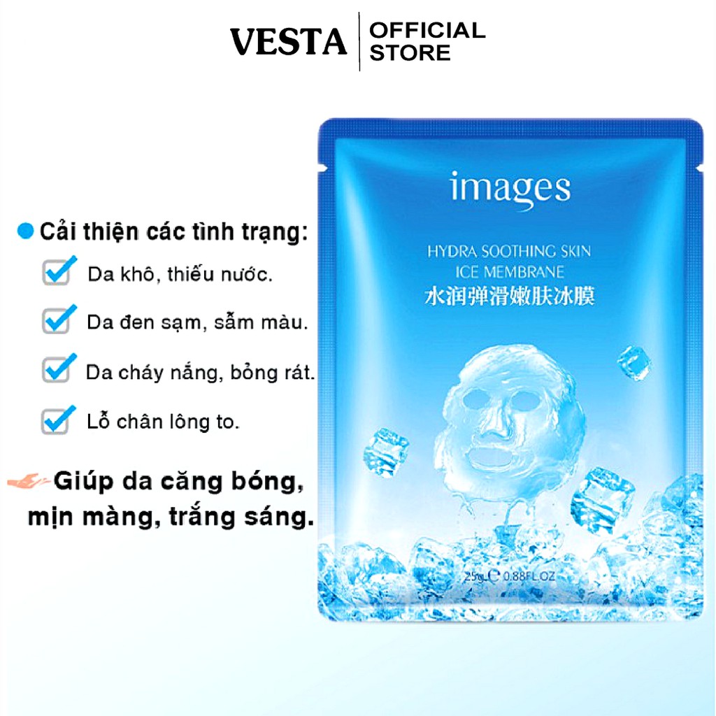 Mặt Nạ Đá Băng 💧𝑭𝒓𝒆𝒆𝒔𝒉𝒊𝒑💧 Mask Giấy Cấp Ẩm Dưỡng Da Images