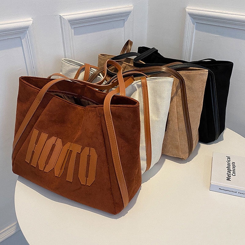 Túi đeo vai YADOU sức chứa lớn in họa tiết chữ phong cách âu mỹ thời trang