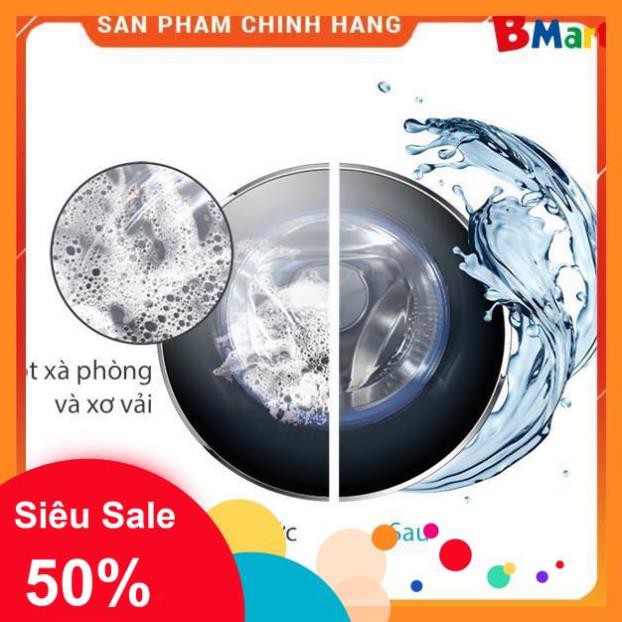 [ FREE SHIP KHU VỰC HÀ NỘI ] Máy giặt Aqua cửa ngang 8.5 kg màu xám bạc AQD-DD850E.S  - BM NEW