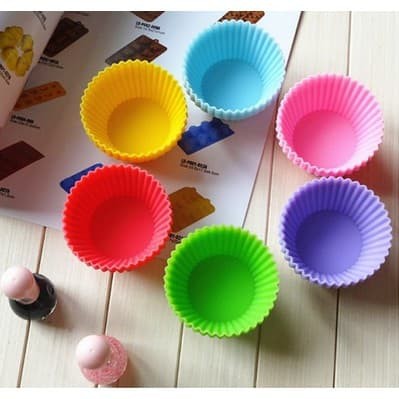 Khuôn silicon cupcake tròn 7cm