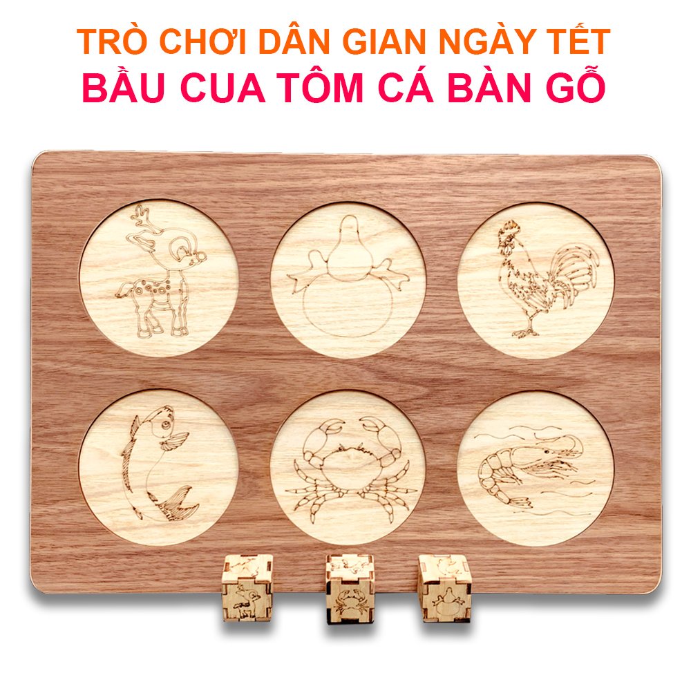 Đồ Chơi Giải Trí, Bầu Cua Tôm Cá Cho Bé Ngày Tết Vui Nhộn Cùng Bnaj Bè Và Gia Đình