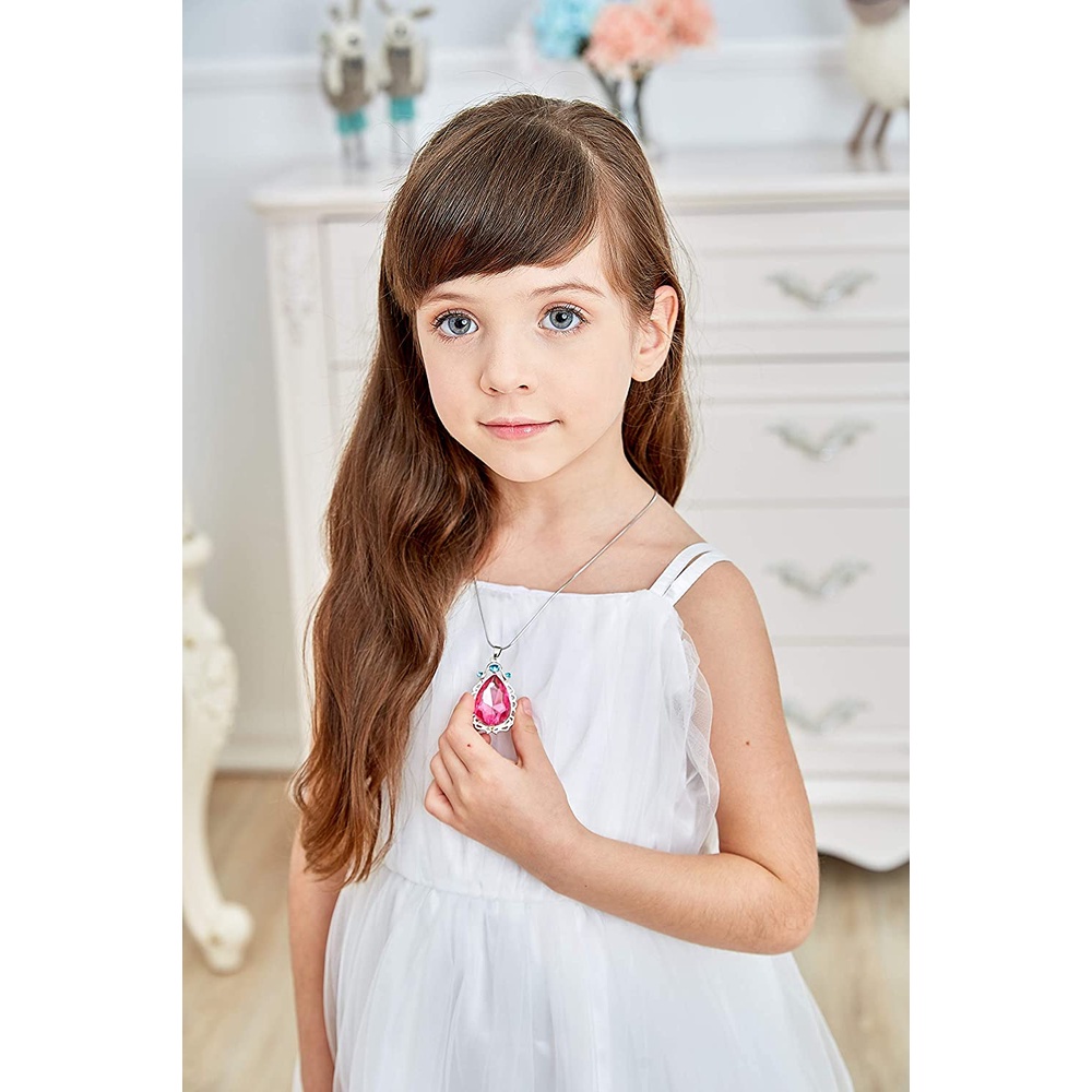 Vòng cổ Mặt Hình Giọt Nước Sofia The First Amulet Và Elena