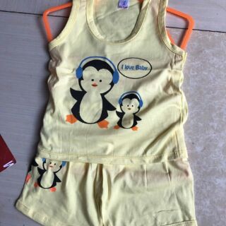 5 bộ quần áo sát nách cho bé