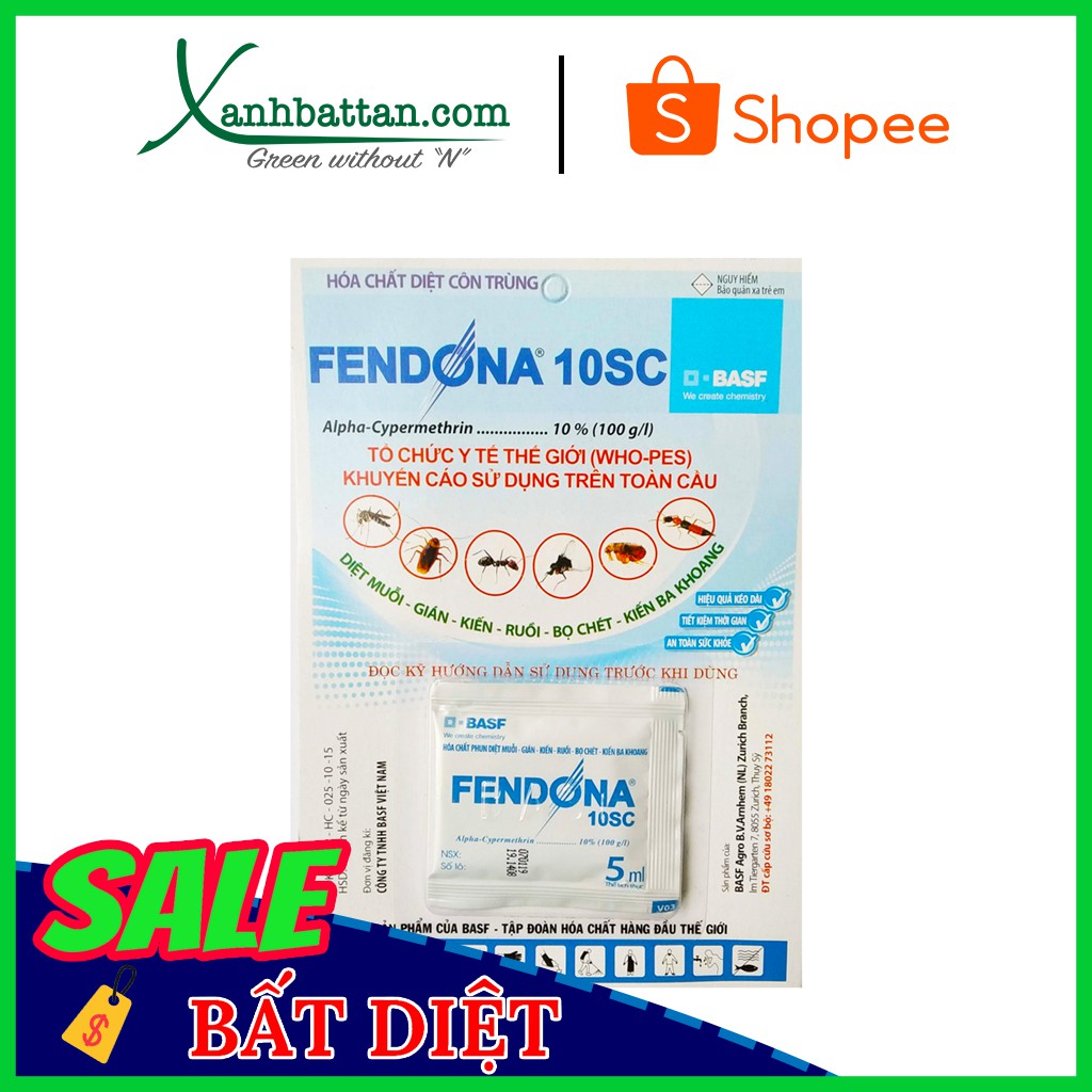 Bẩy Diệt Côn Trùng Fendona Gói 5 ml