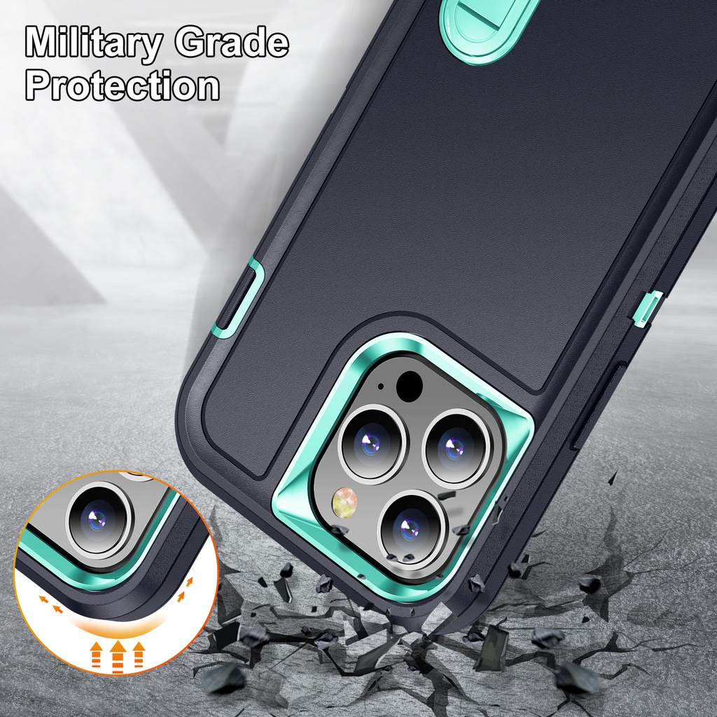 Ốp Điện Thoại TPU + PC Chống Sốc Cho iphone 11 pro 12 pro max 13 pro xs max xr x / xs 7 8