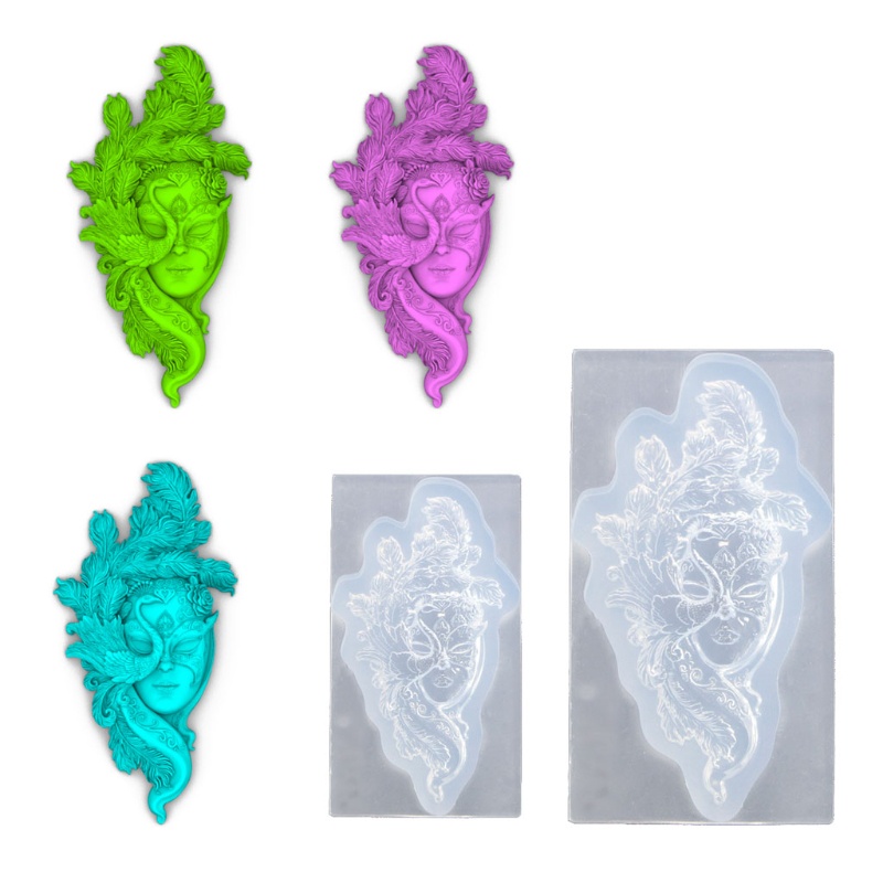 Khuôn Silicone Làm Mặt Trang Sức Hình Cô Gái Múa Ba Lê