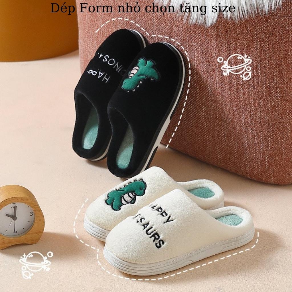 Dép bông Khủng Long, Dép lông cừ DINO cực ấm, cực mềm cực cute