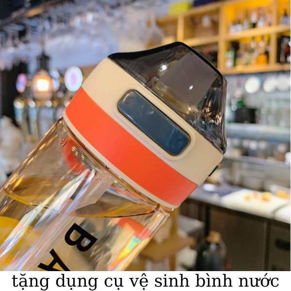 Bình nước BAILIYOU dung tích 500ml có ống hút loại tốt