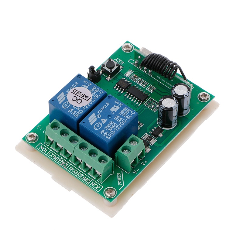 Bộ Điều Khiển Từ Xa Không Dây UTAKEE 433Mhz 2CH Tiện Dụng + Phụ Kiện