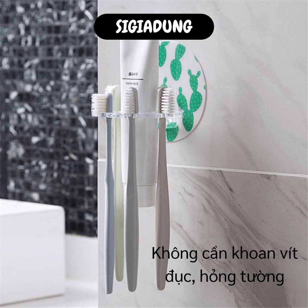 [SGD] Móc Dán Tường Nhà Tắm - Miếng Treo Bàn Chải Đánh Răng, Kem, Dao Cạo Râu Tiện Lợi 9219