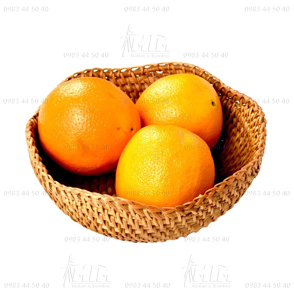 Bát mây l Đĩa mây (Tròn Sao) để trái cây, trang trí bàn ăn.