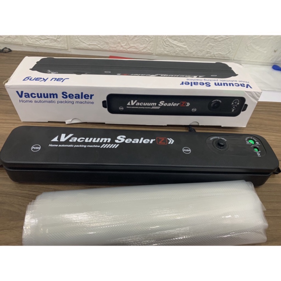 Máy hút chân không thực phẩm kiêm hàn miệng túi Vacuum Sealer ( tặng kèm 10 túi chuyên dụng) bachhoaonline