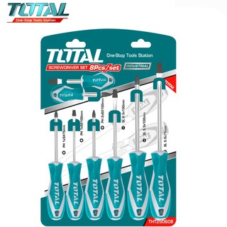 Bộ 8 tua vít total tht250608