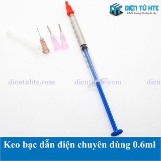 Keo bạc dẫn điện chuyên dùng 0.6ml kèm 3 đầu kim