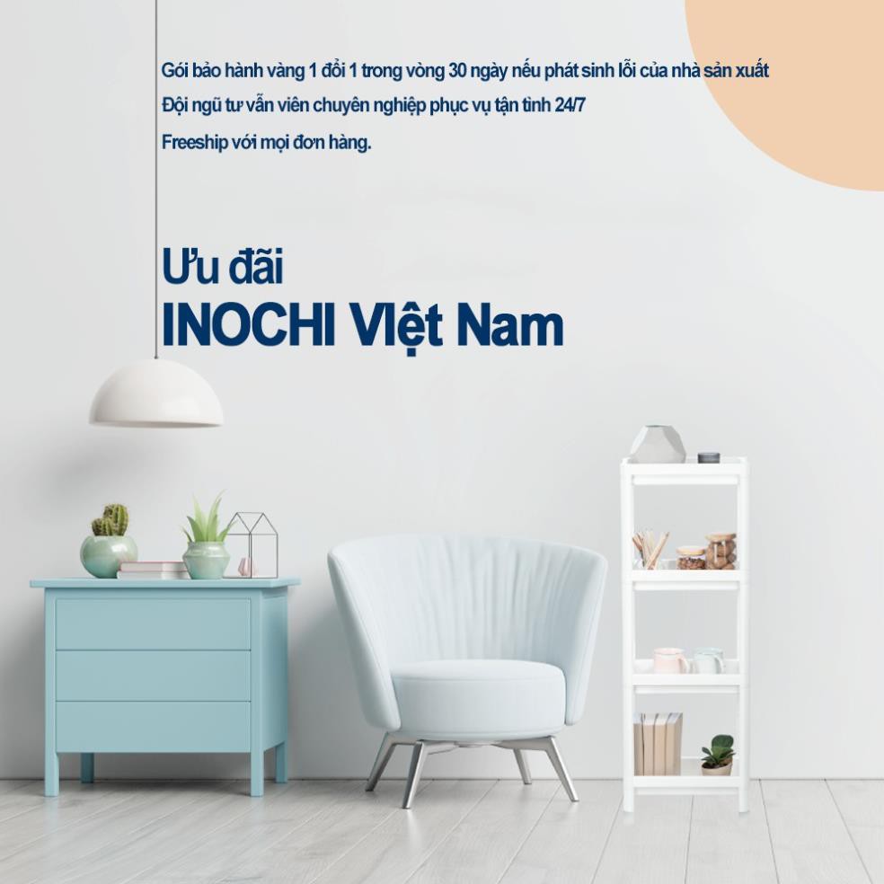 [Tặng Quà]Kệ nhựa, nhà tắm đa năng chia 2/3/4 tầng Inochi Nhà Bếp, đựng mỹ phẩm KET4T