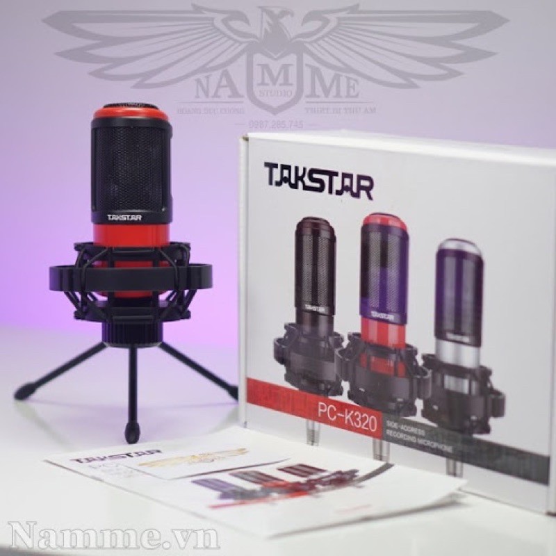 Chọn Bộ Hát Thu âm livestream Karaoke Mic TAKSTAR K320Sound Card SOLO GEN 3 Chính hãng