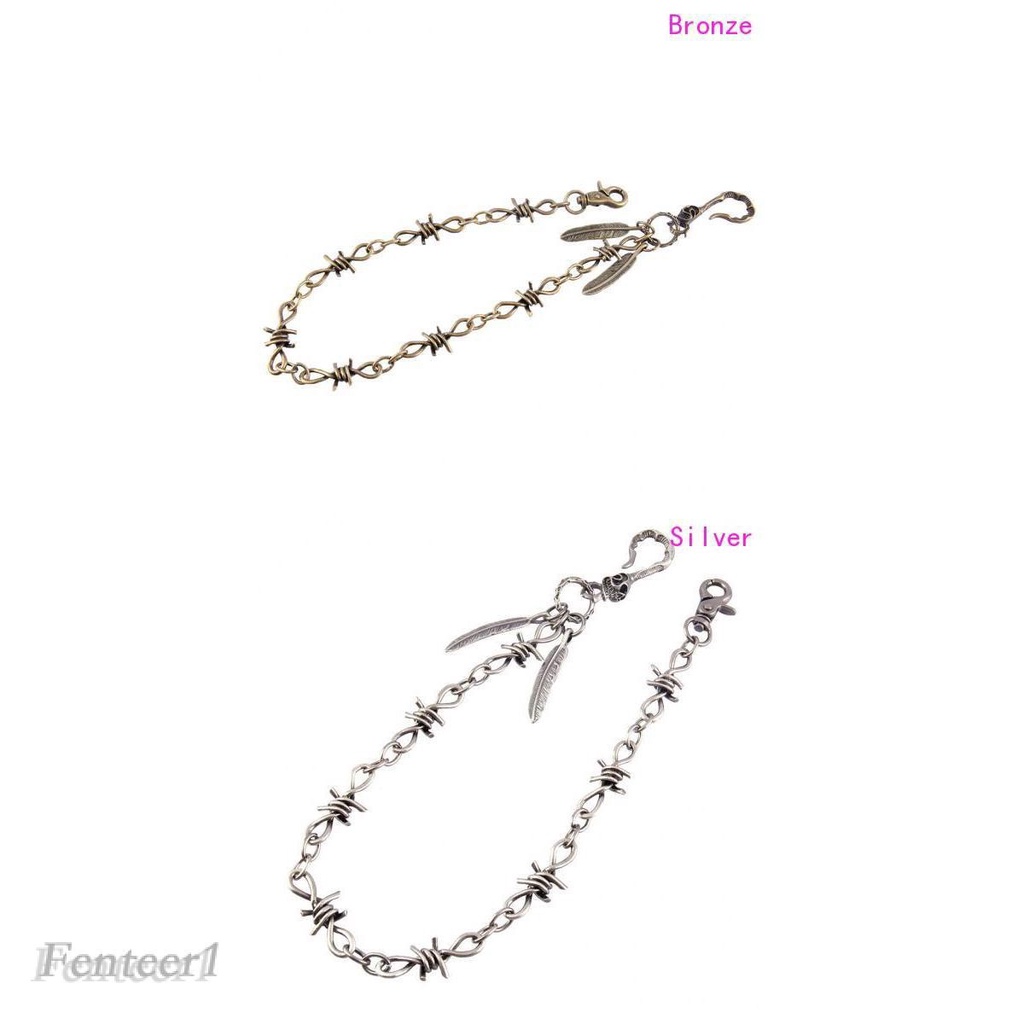 [FENTEER1] Retro Pants Trousers Jeans Wallet Chain Rock Hip Hop Waist Decoration Chain