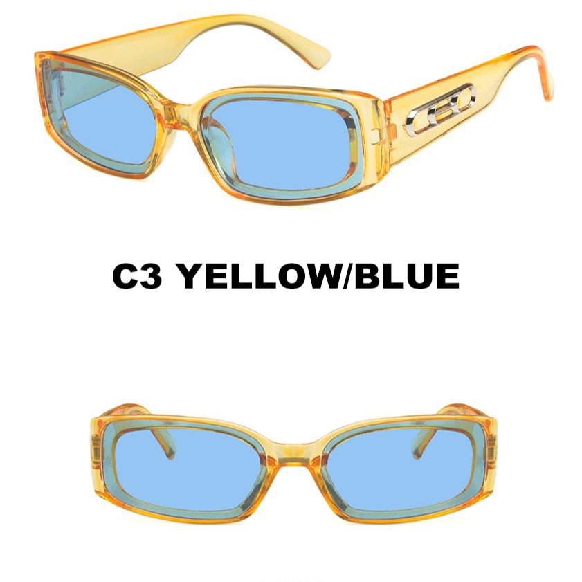 Mắt kính gọng vuông nhiều màu sắc thời trang | BigBuy360 - bigbuy360.vn