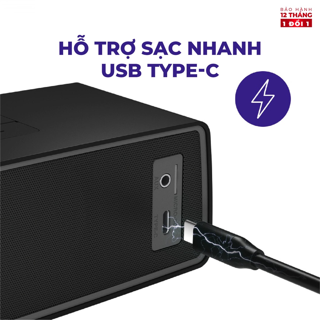 Loa Bluetooth mini 5.0 Tronsmart Studio 30W Ghép nối không dây đến 100 loa Âm thanh trung thực TM-443073 - Chính Hãng
