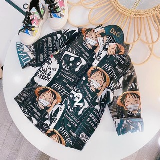 Áo sơ mi lụa dài tay bé trai size lớn