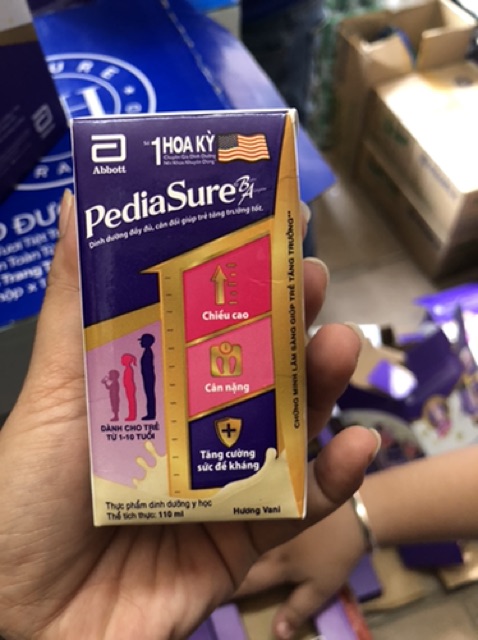 Combo 12hộp sữa nước Pediasure Hộp 110ml( Hàng khuyến mãi)