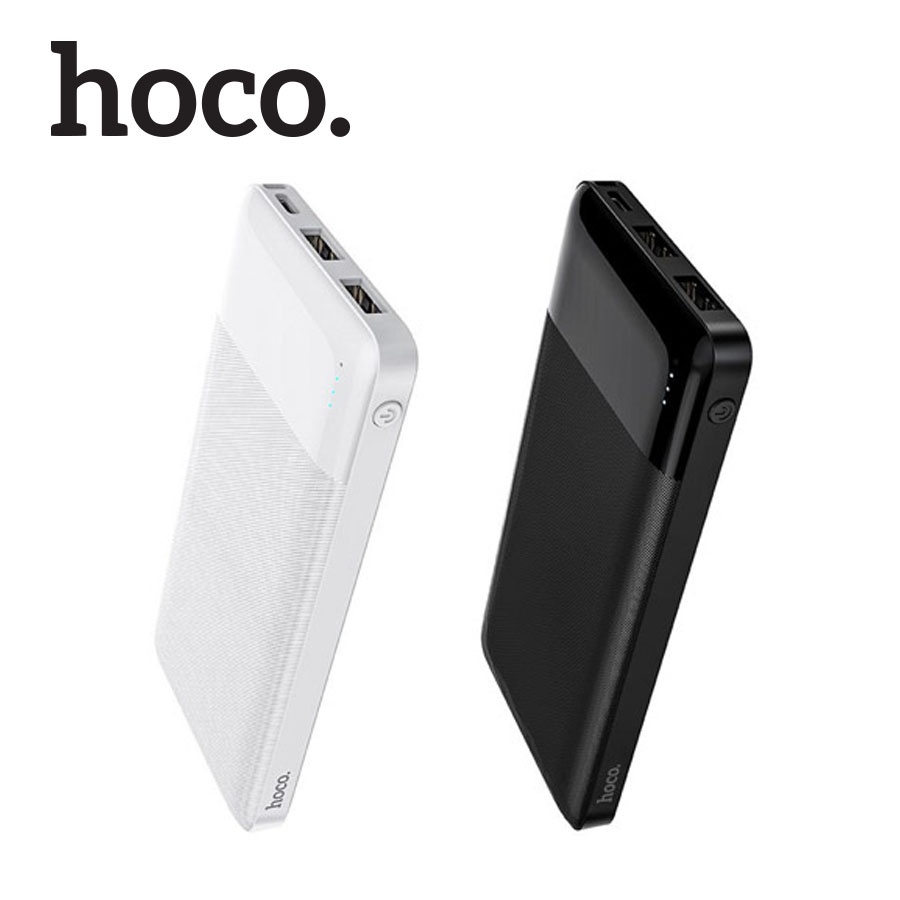 Sạc Dự Phòng Hoco CJ1-10000mAh với 2 cổng USB hỗ trợ sạc nhanh 2.1A tương thích với nhiều thiết bị