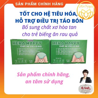 [Combo 2 hộp] Chất xơ hòa tan Hera Happy (CHÍNH HÃNG)-Hỗ trợ điều trị táo bón tại nhà-Hết táo bón-Tốt cho hệ tiêu hóa