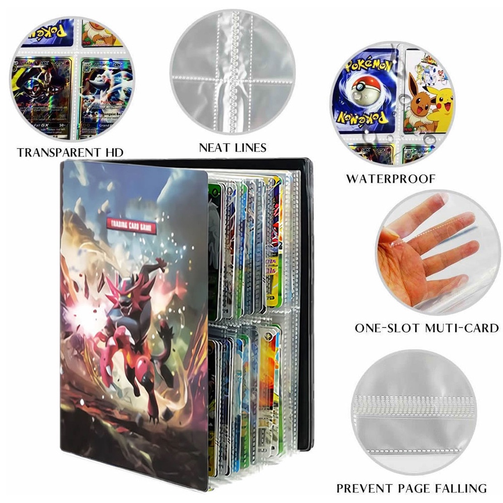 Album Sưu Tầm Thẻ Bài Pokemons Gồm 280 Tấm