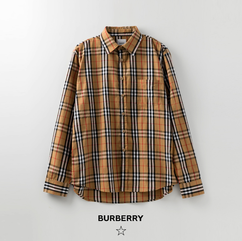 Áo Thun Cotton Tay Dài Burberry Thời Trang Cho Nam Và Nữ