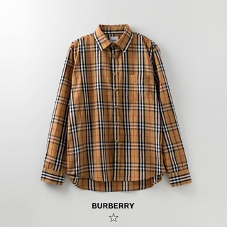 Áo Thun Cotton Tay Dài Burberry Thời Trang Cho Nam Và Nữ