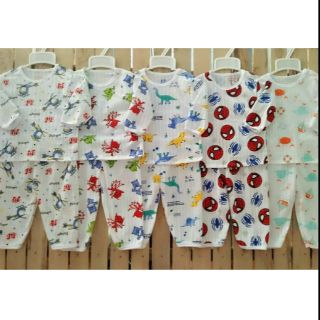 Combo bộ cotton giấy xịn đẹp cho bé sz
